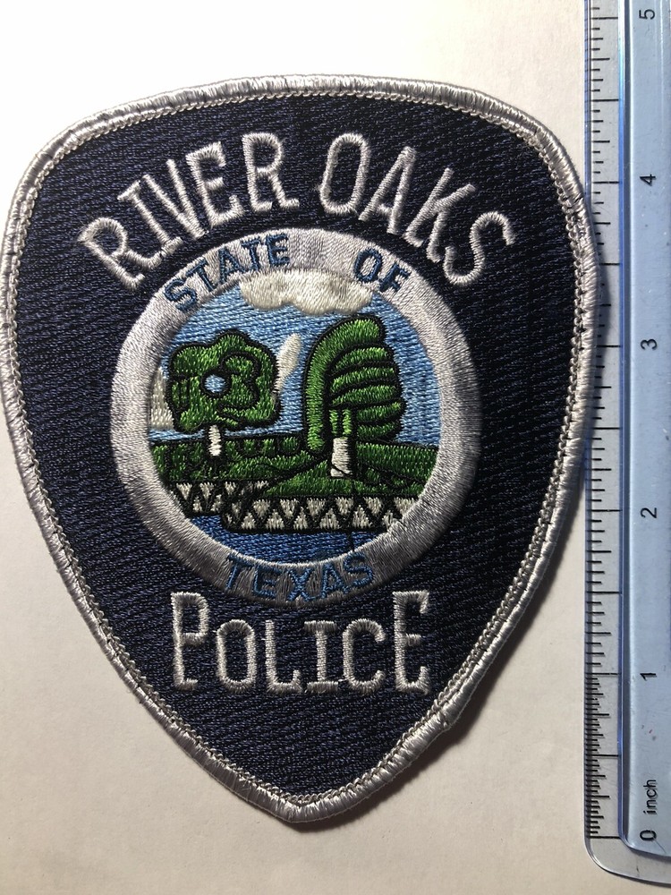 River Oaks Texas Police Patch