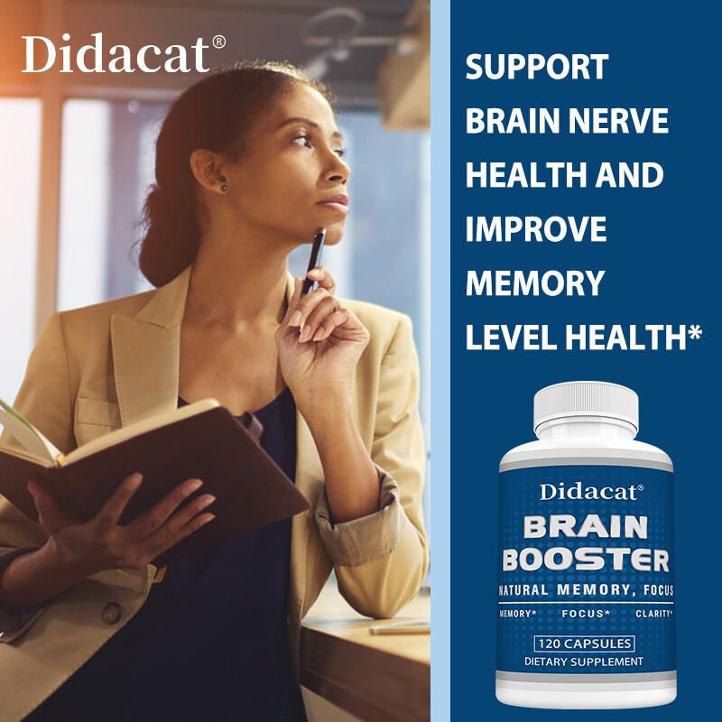 Brain Booster Capsules Brain Memory, Concentration Support Clear Brain Thinking