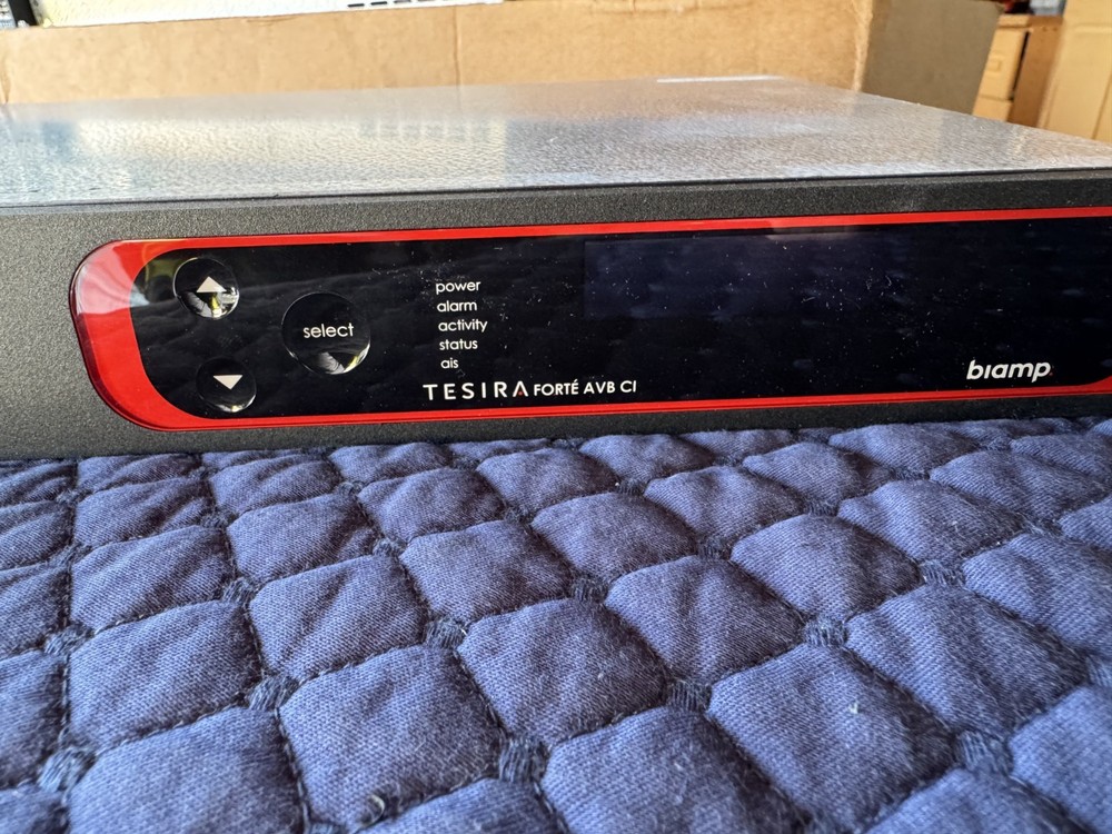 Biamp Systems Tesiraforte AVB CI Digital Audio Processor