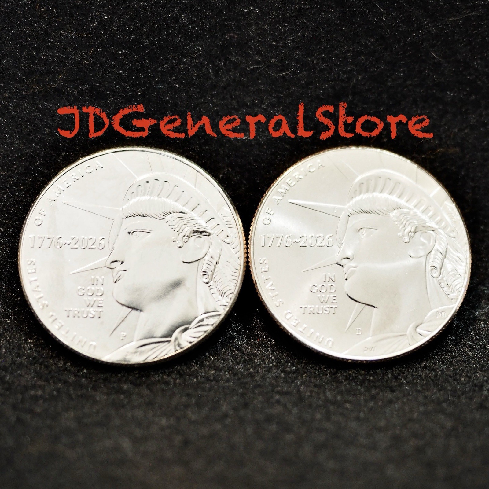 2026 P & D LIBERTY HALF DOLLAR Semi-Quincentennial (2 COINS) ⭐SHIPS FREE TODAY⭐