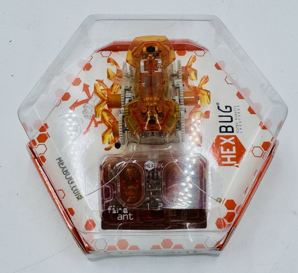 HEXBUG Micro Robotic Creature Fire Ant Orange Remote Control NEW