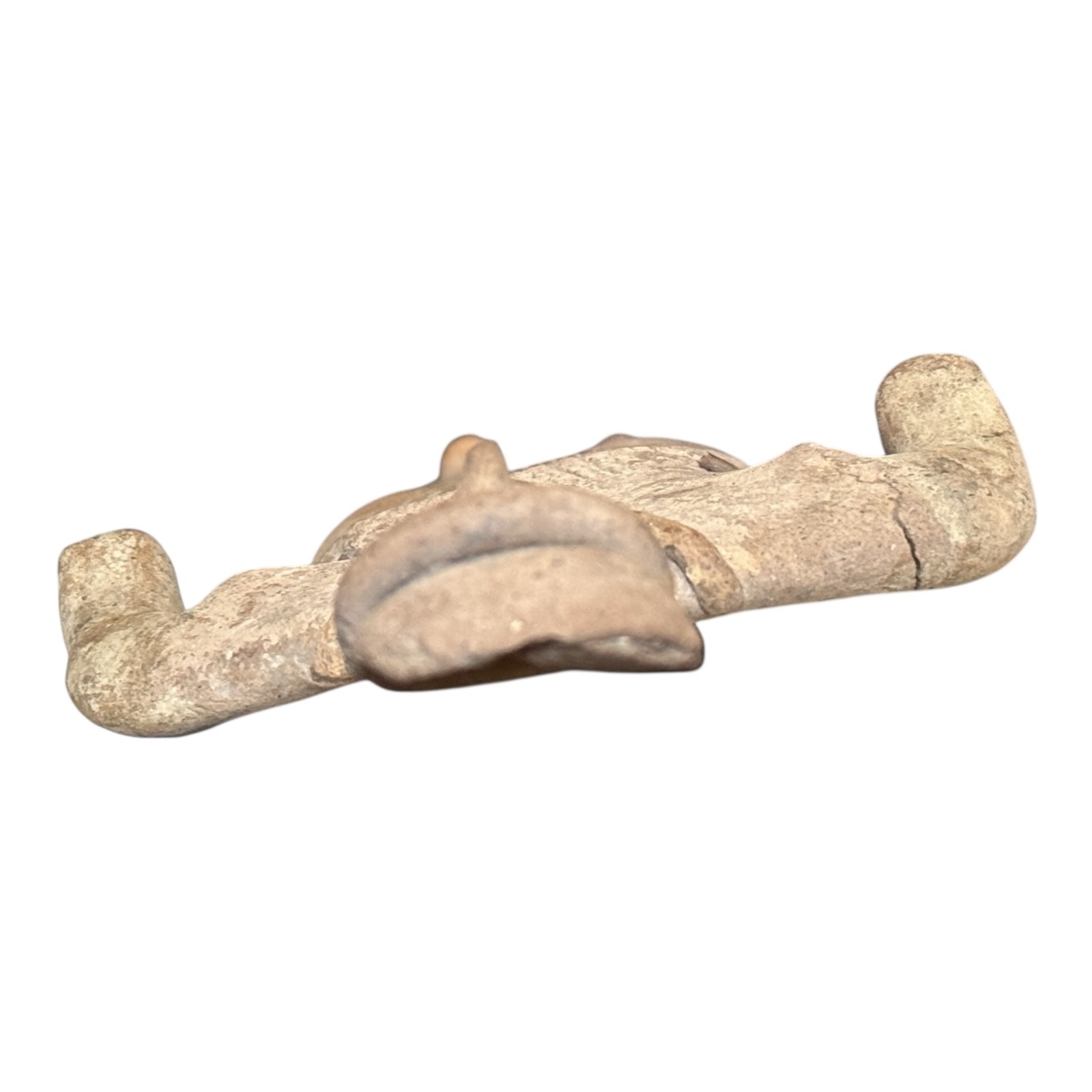 Antique Pre-Columbian Colima Pottery Flat Slab Figure