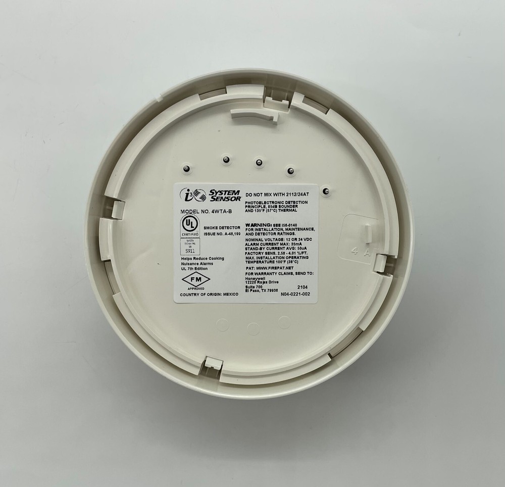 System Sensor 4WTA-B - Same Day Shipping (SEALED)