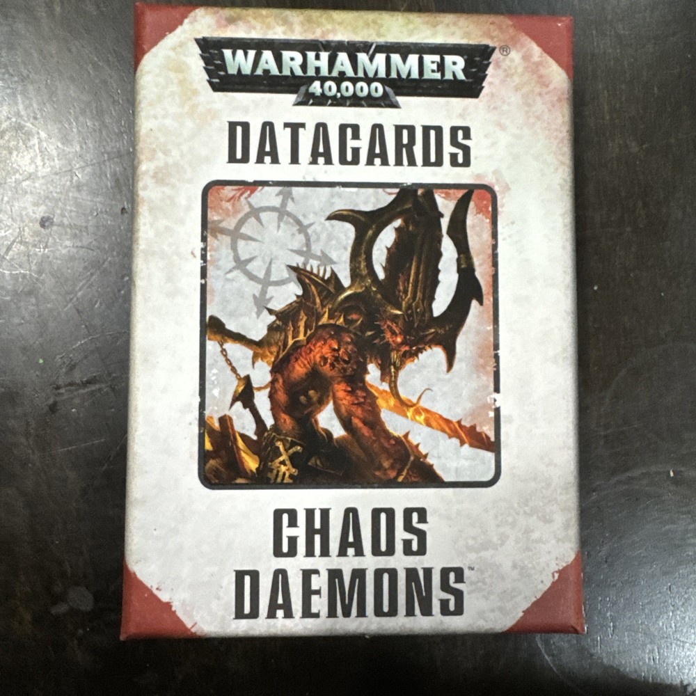 Warhammer 40k Datacards Chaos Daemons 8th Edition