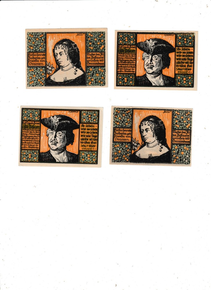 ORANIENBAUM 4 NOTES 1921