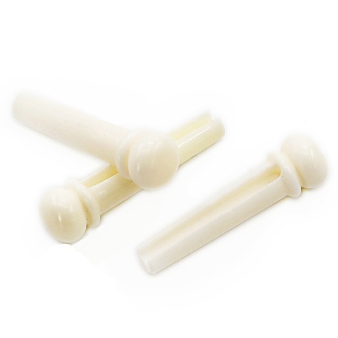 30x Bone Guitar Bridge Pin String Peg Luthier Nut Saddle