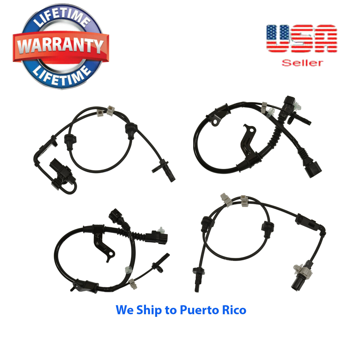 4 ABS Wheel Speed Sensor Front Rear Right & Left Fit Honda Civic 2016-2020