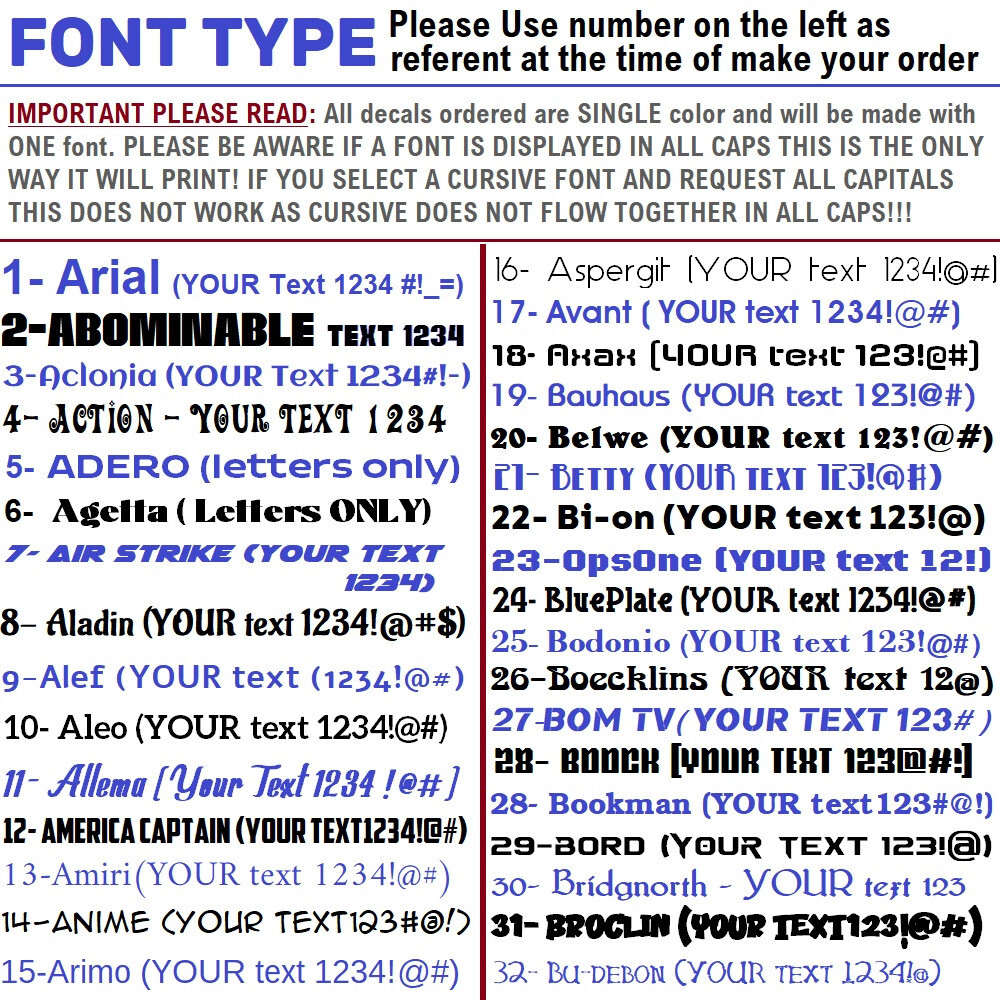 Custom Personalized Vinyl Lettering Name Decal Sticker Car Window Tumbler Flask