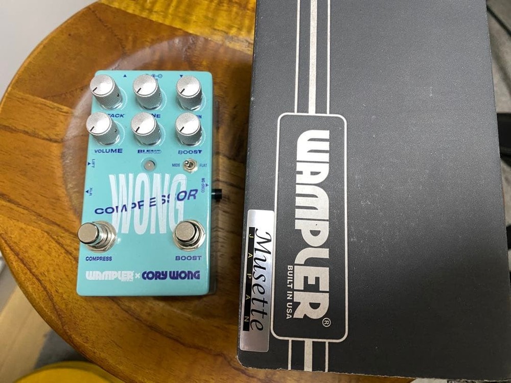 WAMPLER Cory Wong Compressor Effects Pedal Blue