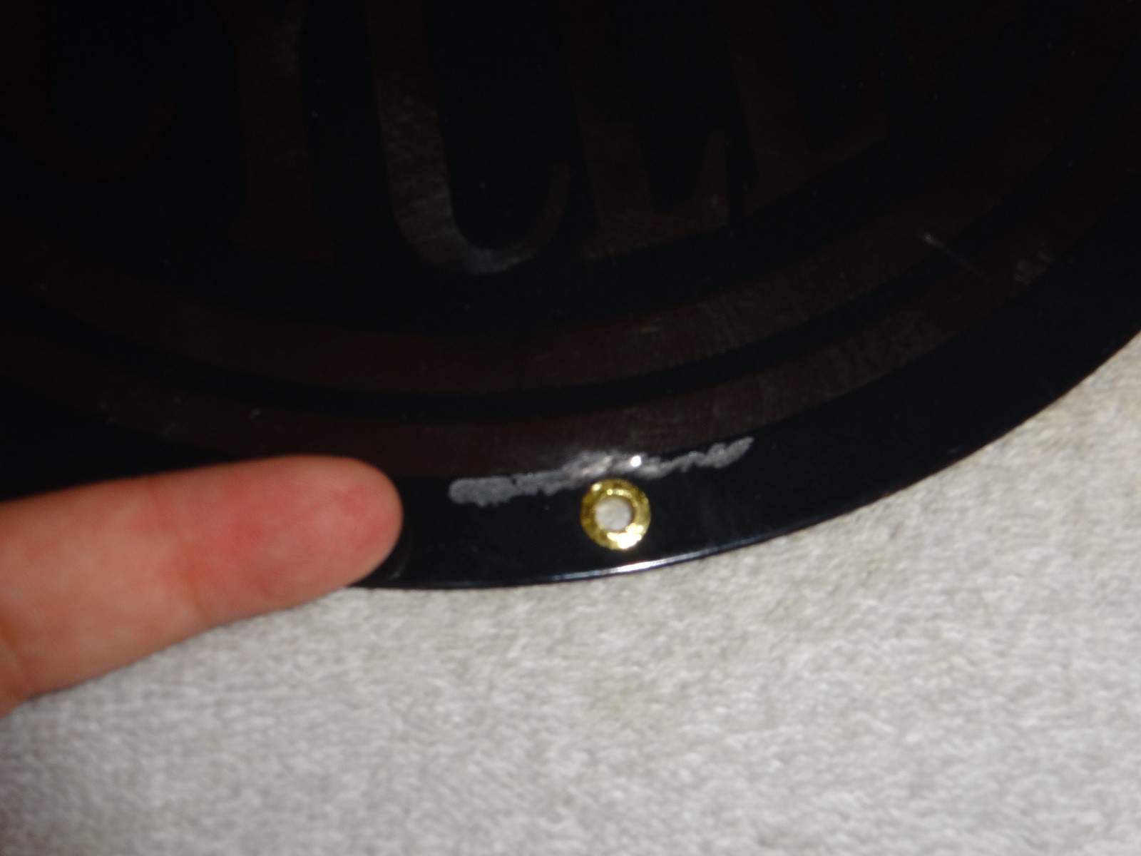 VINTAGE HARLEY DAVIDSON MOTORCYCLES 11 1/4" PORCELAIN METAL GASOLINE & OIL SIGN!