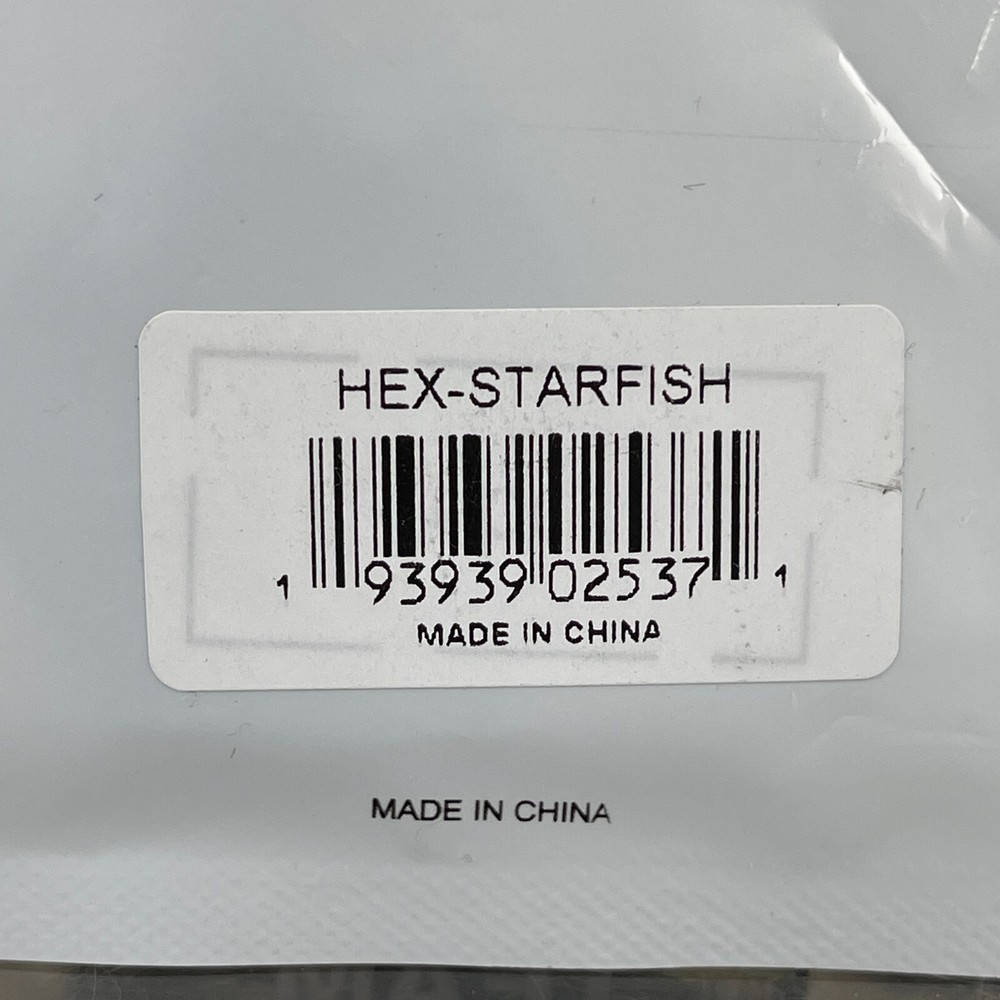 NEW Surprised Patrick Hexagon PVC Patch (HEX-STARFISH)
