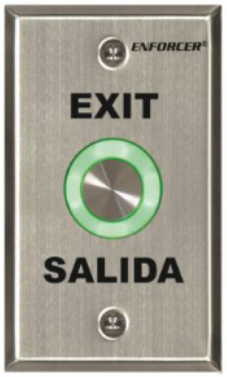 Seco-larm Enforcer SD-6276-SS1Q Piezoelectric Request to Exit Push Button Timer
