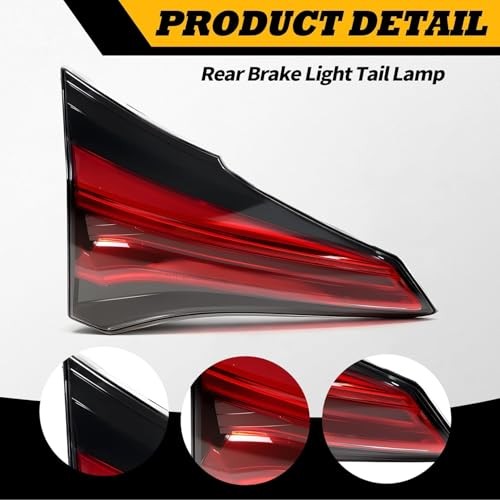 Left Side Inner Tail Light Assembly Compatible with RA-V Four 2016-2018 Driver