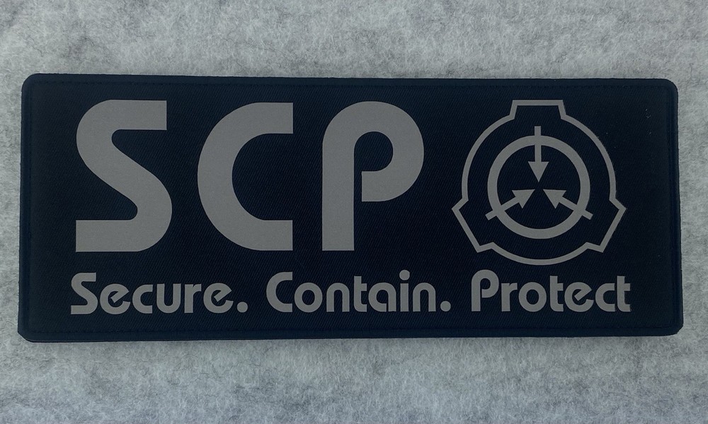 SCP Foundation Video Game Reflective Morale Tactical Patch