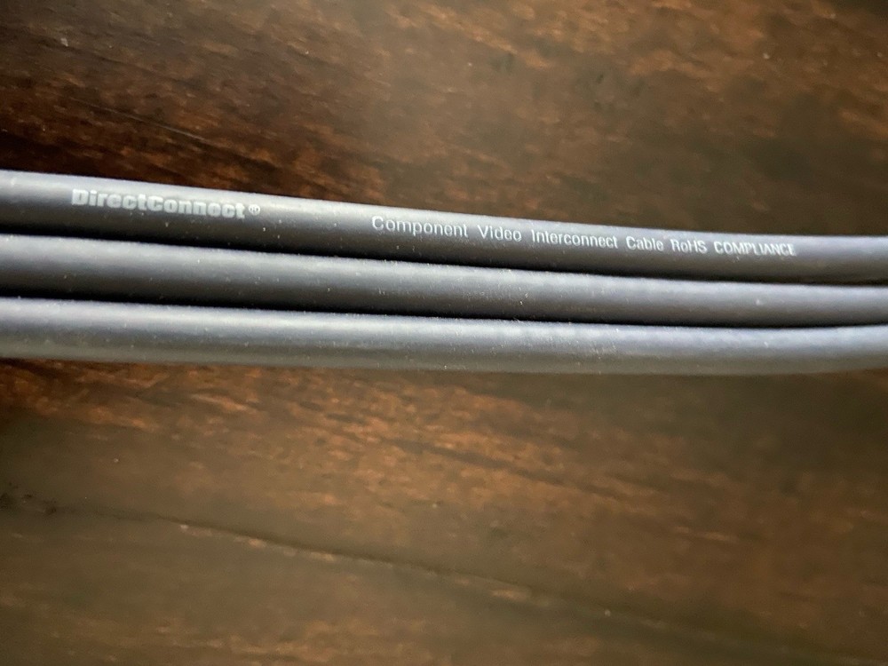 DirectConnect Component Video Interconnect Cable 9ft Gold Tip