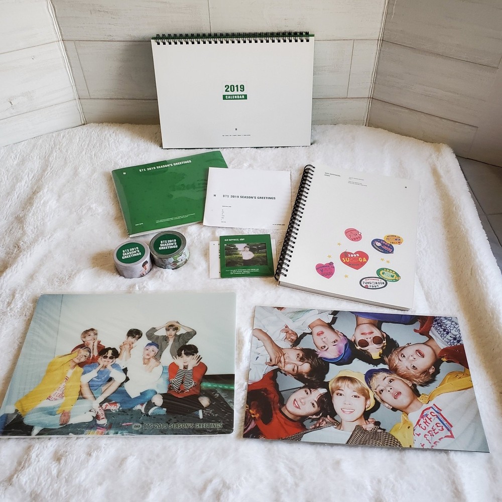 K-POP Group BTS Season's Greeting Package 2019 Read Description