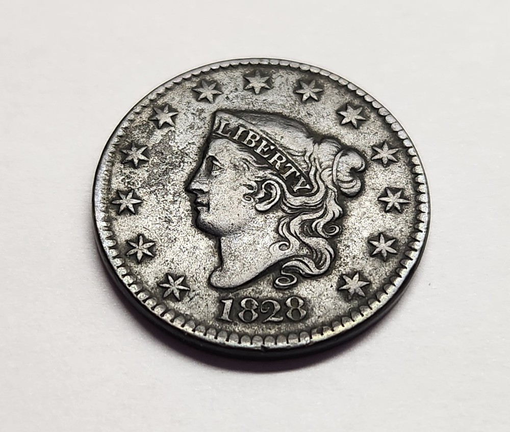1828 Large Cent – Solid Original XF