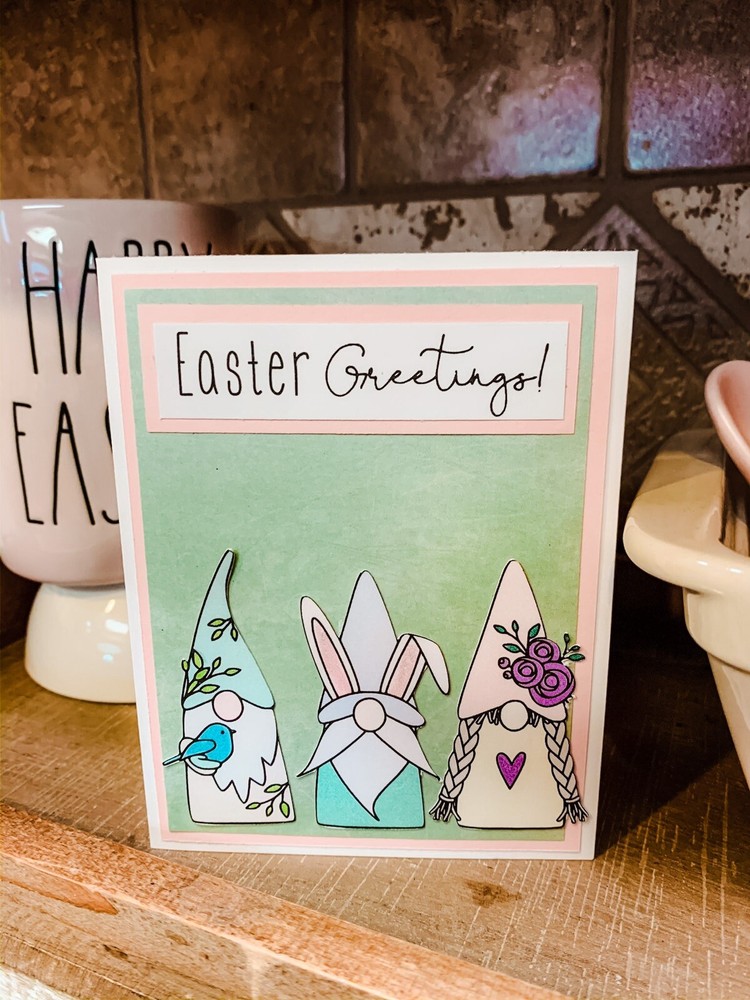 Stampin Up Card Kit Easter Gnomes Spring