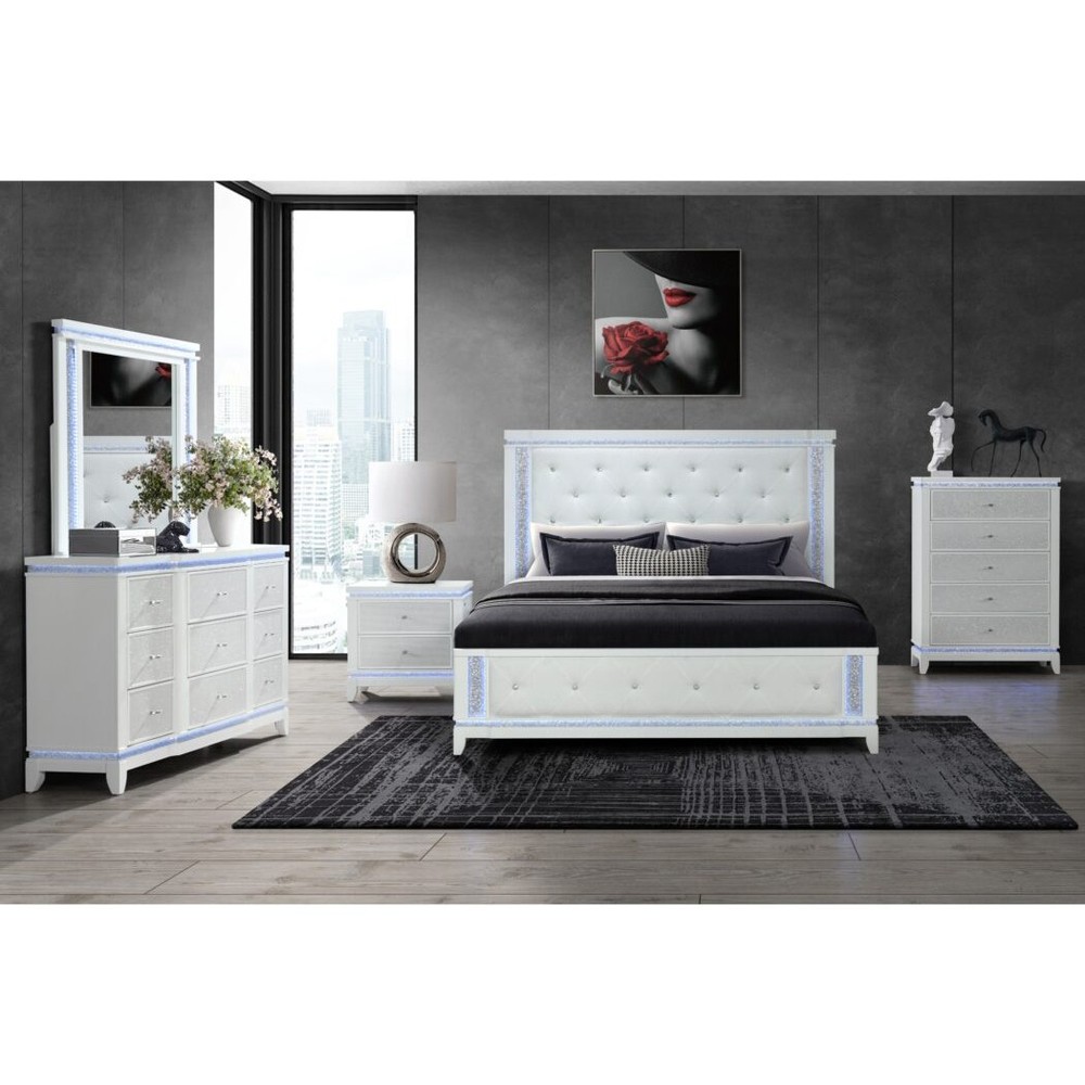 ADALID WHITE NIGHTSTAND
