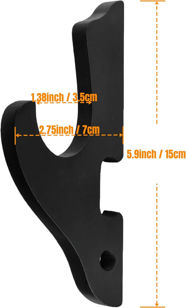2/Set Sword Hook Wall Mount Samurai Sword Hanger Display Holder Adjustable for K