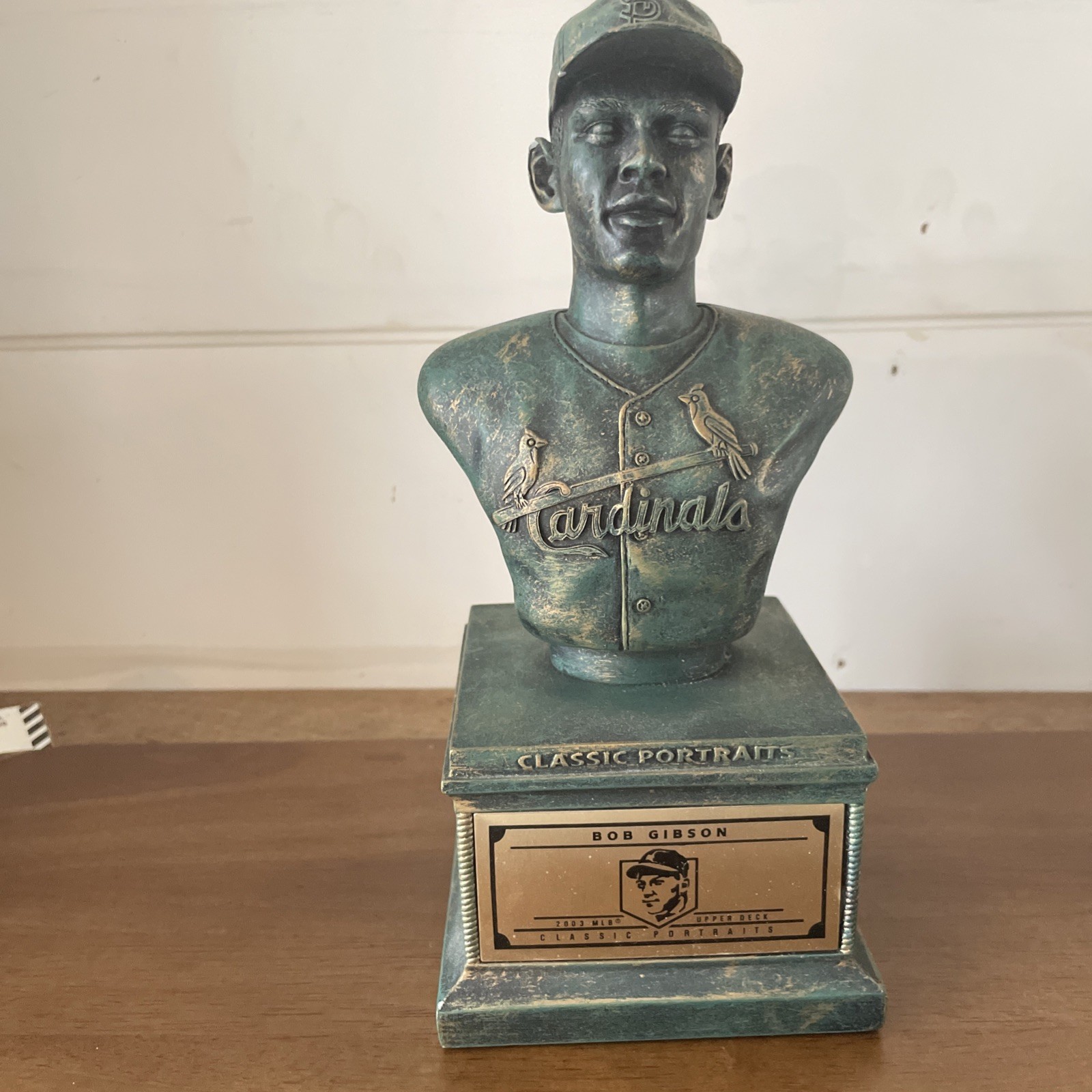 Bob Gibson Classic Portraits Statue 2003 Upper Deck Cardinals