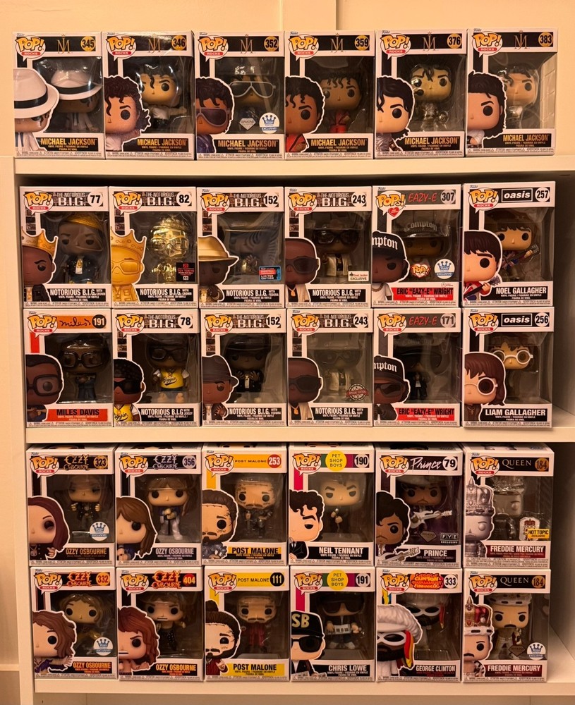 Funko POP! Rocks 75+ Different Musical Artists-Some with Multiple Variants!