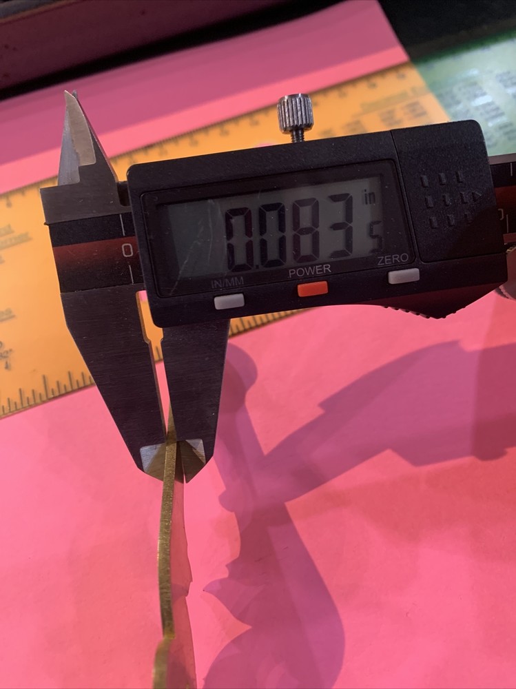 Brass Inlay for Muzzle Loader Rifle 5”