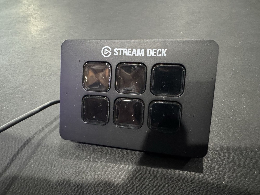 Elgato Stream Deck Mini 6 Button Display, Black, USB Wired