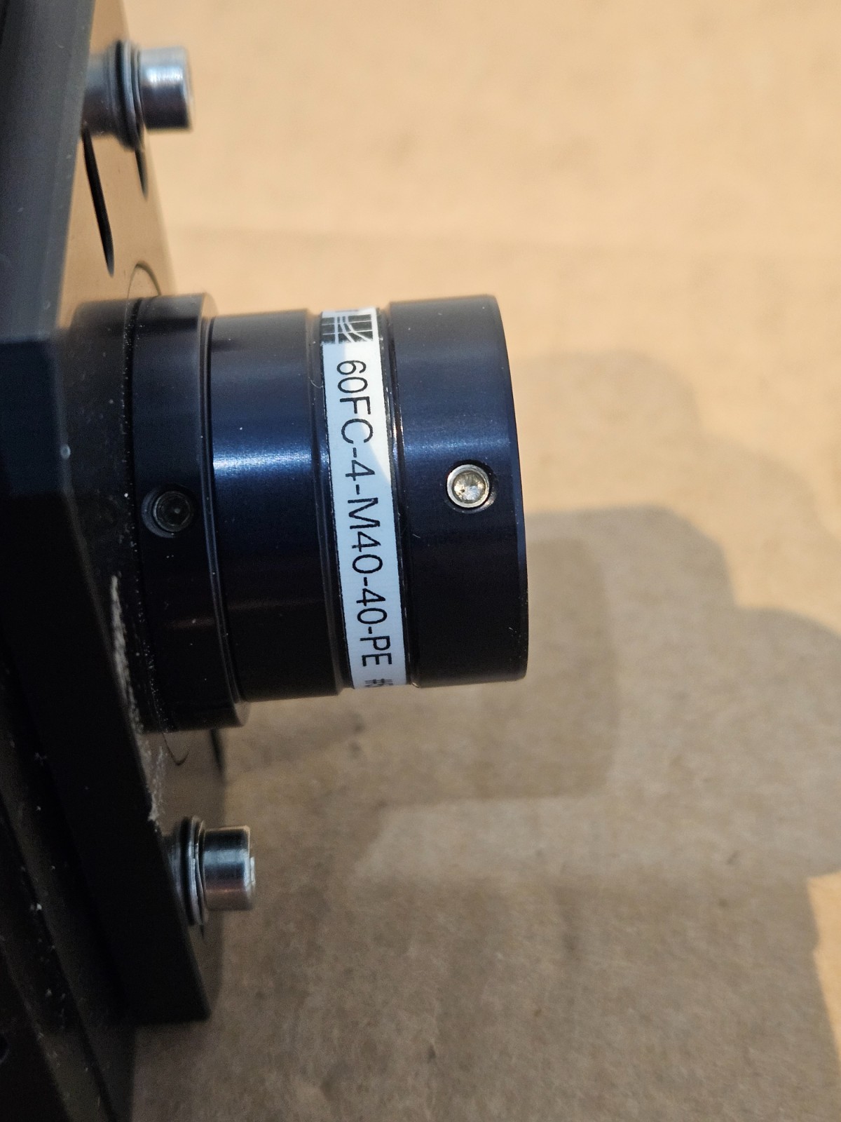 Schafter + Kirchhoff 60FC-4-M40-40-PE Fiber Collimator Assembly