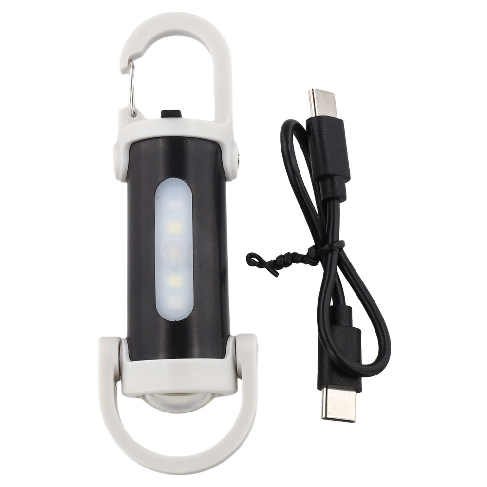 For Outdoor Mini Keychain Flashlight With USB Power Bank Functionality