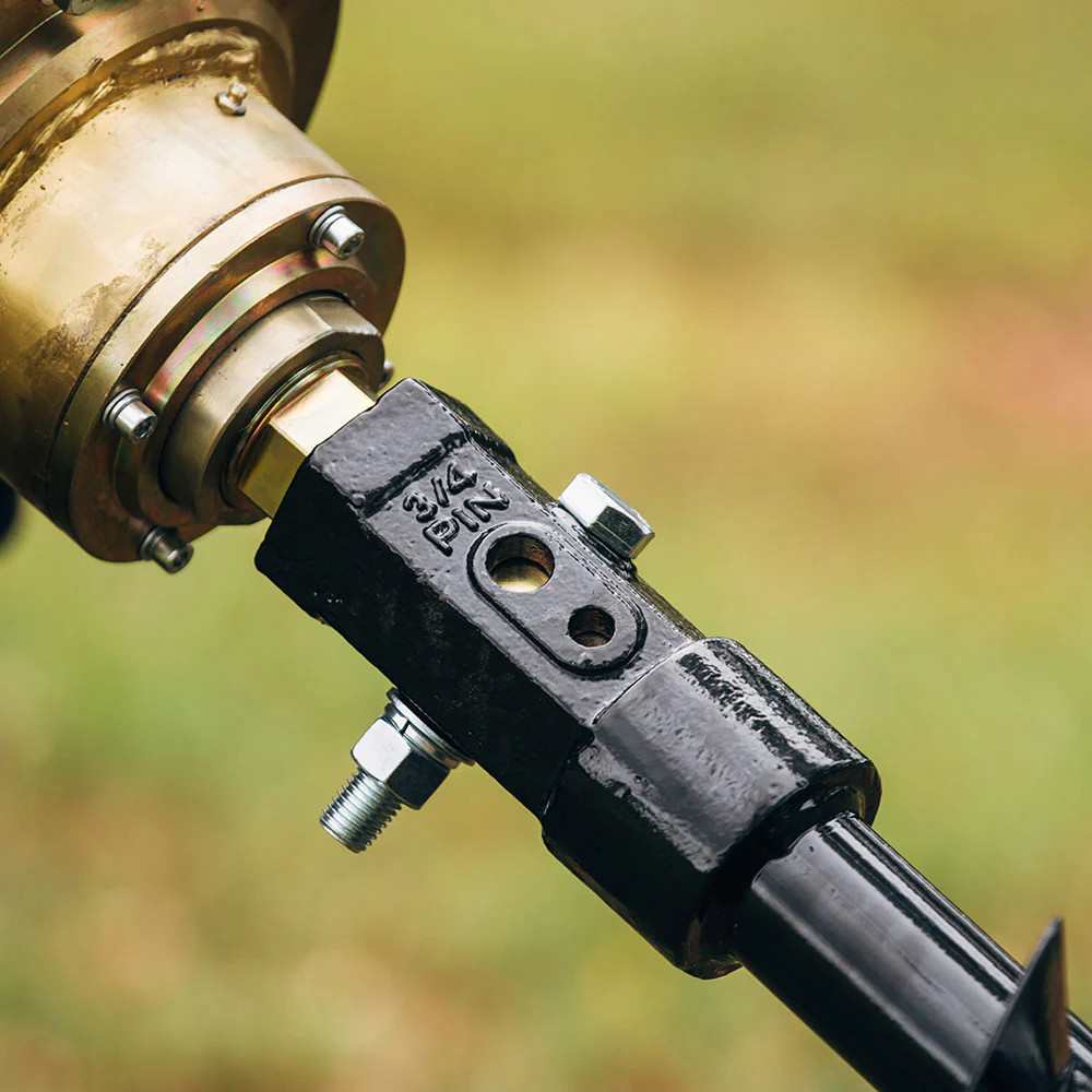 Titan Attachments Skid Steer Hydraulic Auger Attachment with 18" Auger Bit