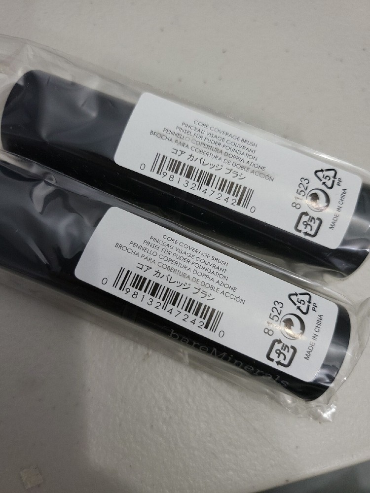 2 X bareMinerals Core Coverage Brushes New-Sealed