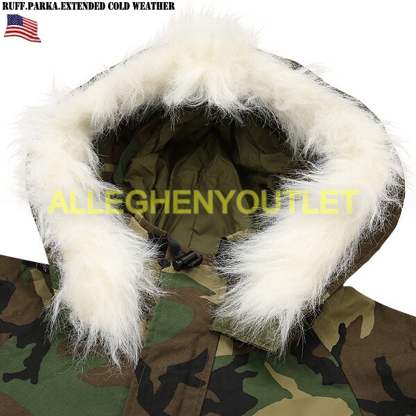 FUR RUFF ATTACHMENT for Hood of Cold Weather Woodland Goretex Parka Jacket LARGE