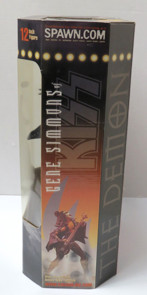 KISS GENE SIMMONS ALIVE! 12 INCH FIGURE IN BOX 2001