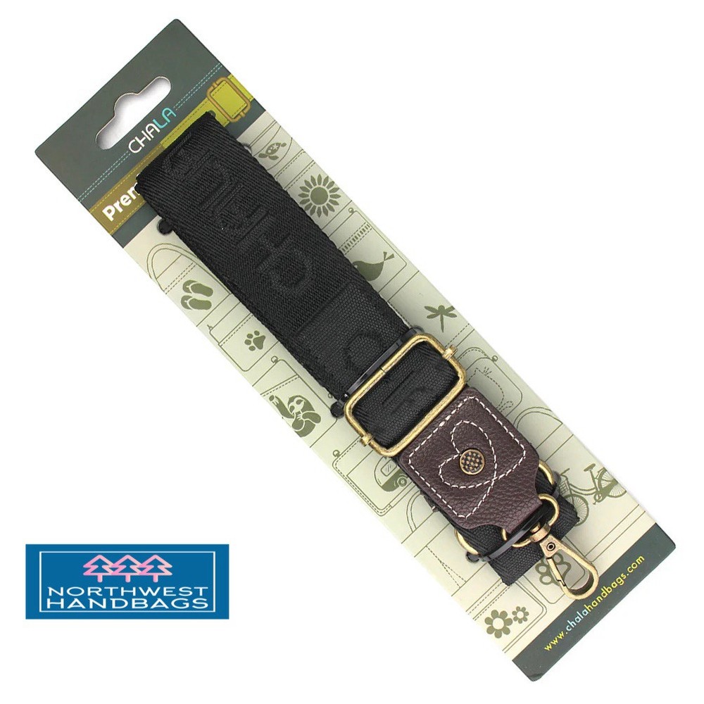 CHALA PREMIUM LOGO STRAP BLACK