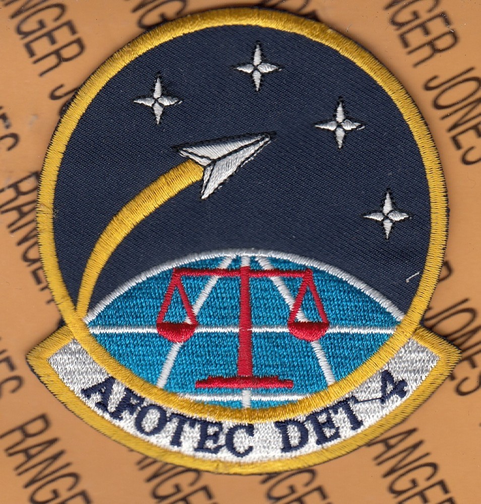 USAF Air Force Operational Test Evavluation Center Det 4 ~3.5" patch c/e
