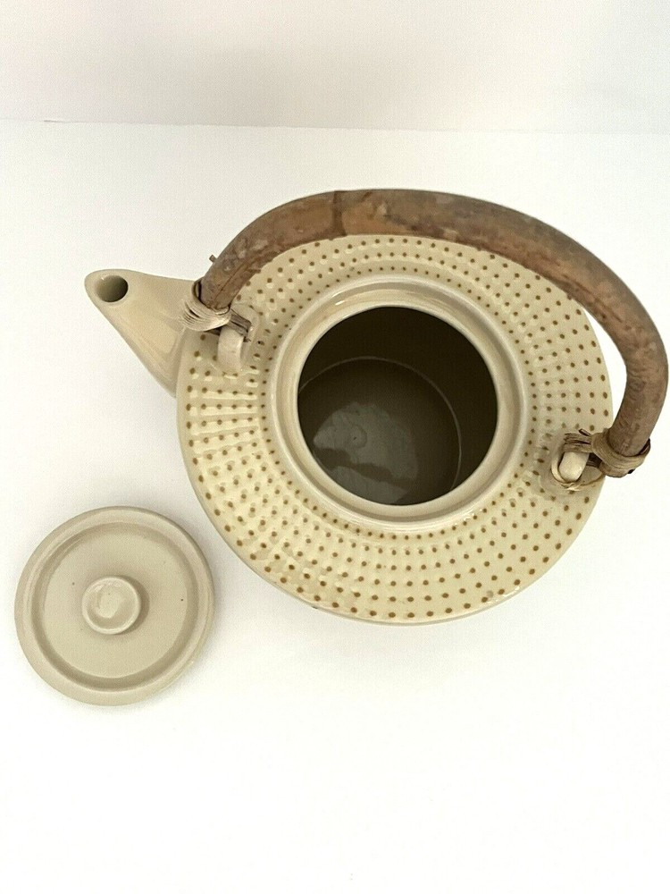 Studio Nova Separates Champagne Teapot w/ Bamboo Handle PR303
