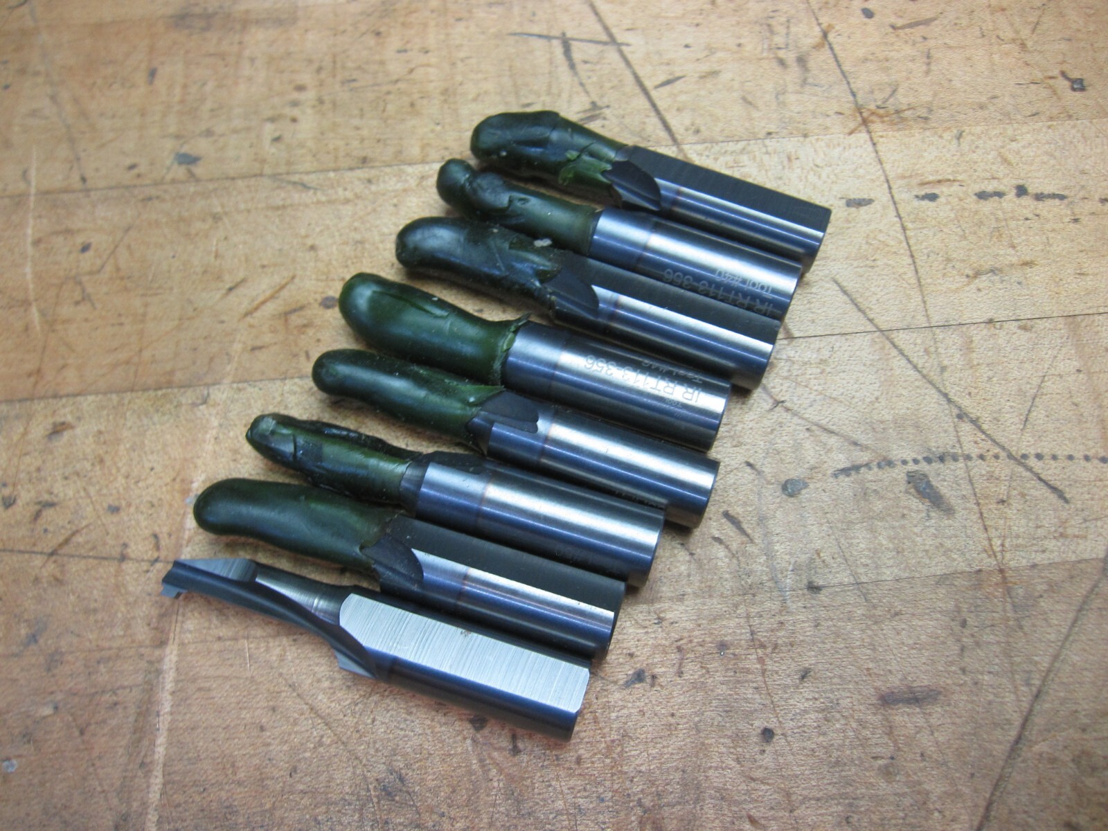 8 Solid carbide 1"-5 Acme single form thread mills boring bars 1/2" shank