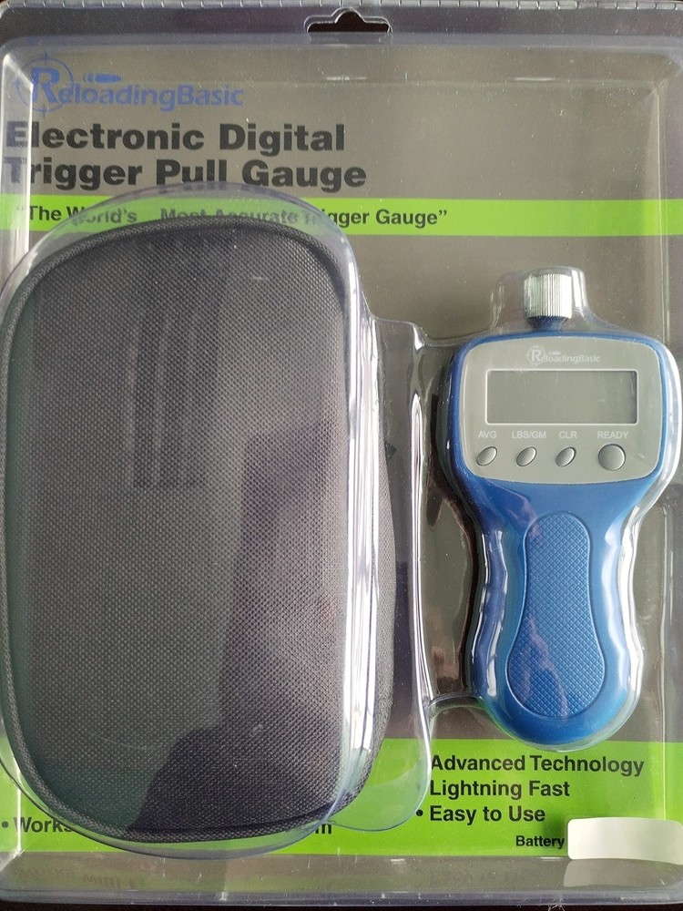 Reloading Basic RD Electronic Trigger Pull Gauge