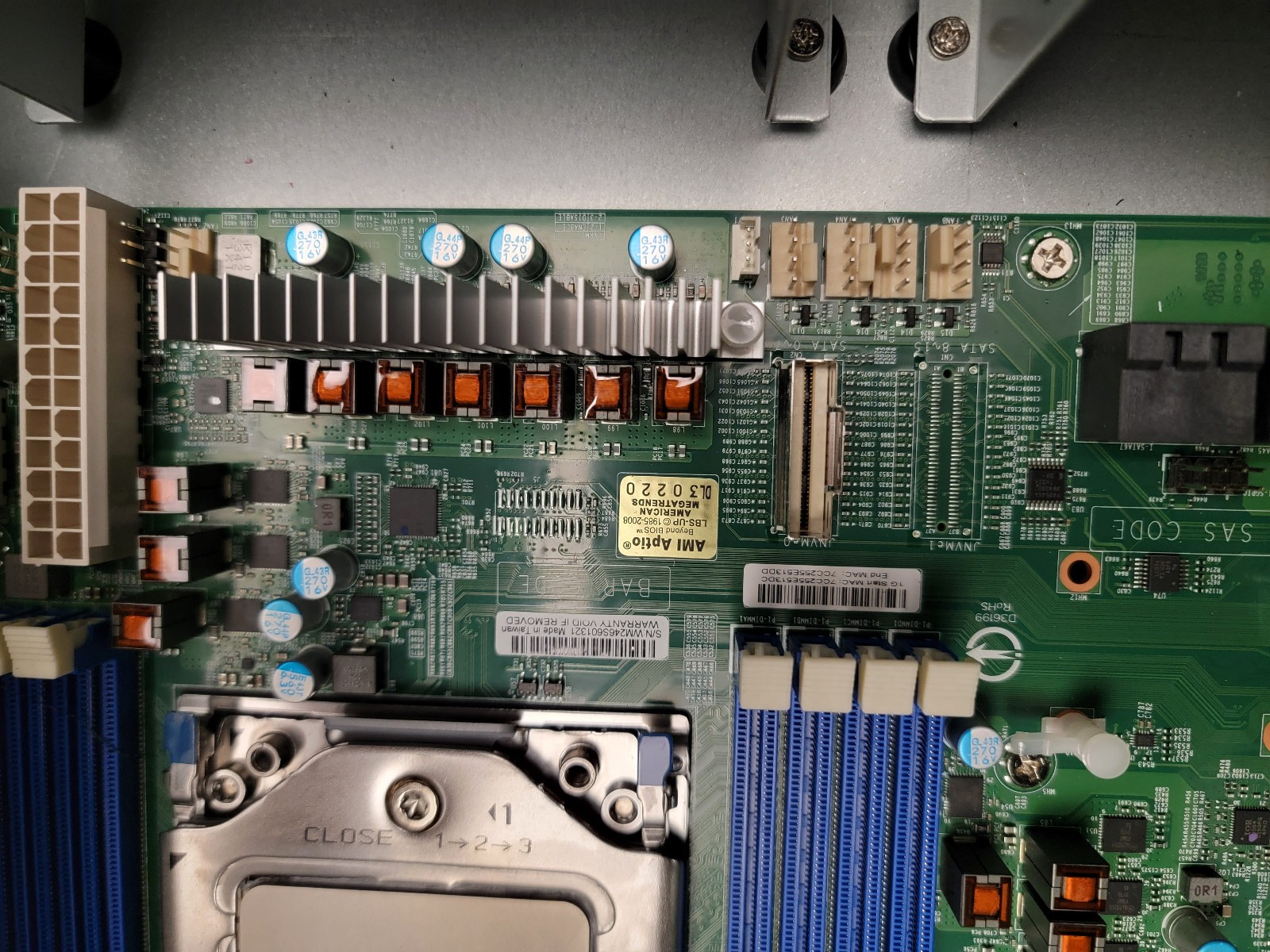 Combo: Supermicro H12SSL-i ATX + AMD EPYC 7B13 64-core + X540-T2 2x10G RJ45