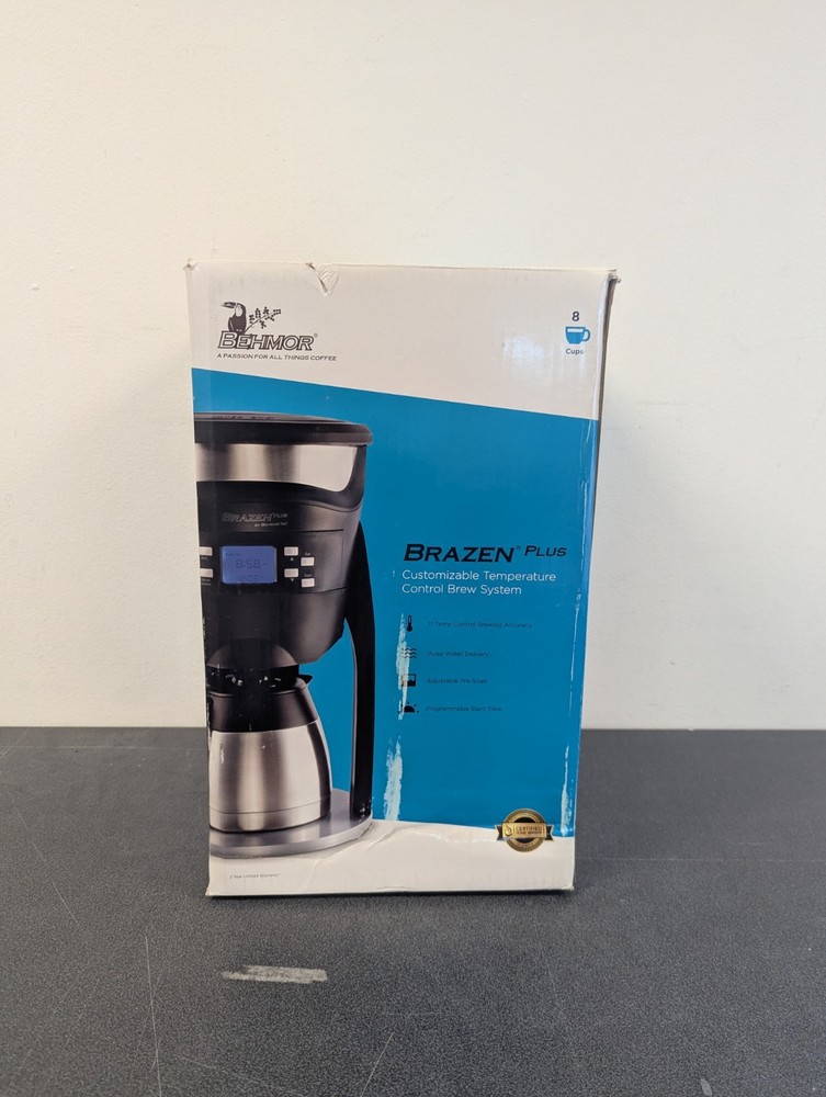 Behmor Brazen Plus 8 Cup Customizable Brew System Coffee Maker - Works - Details