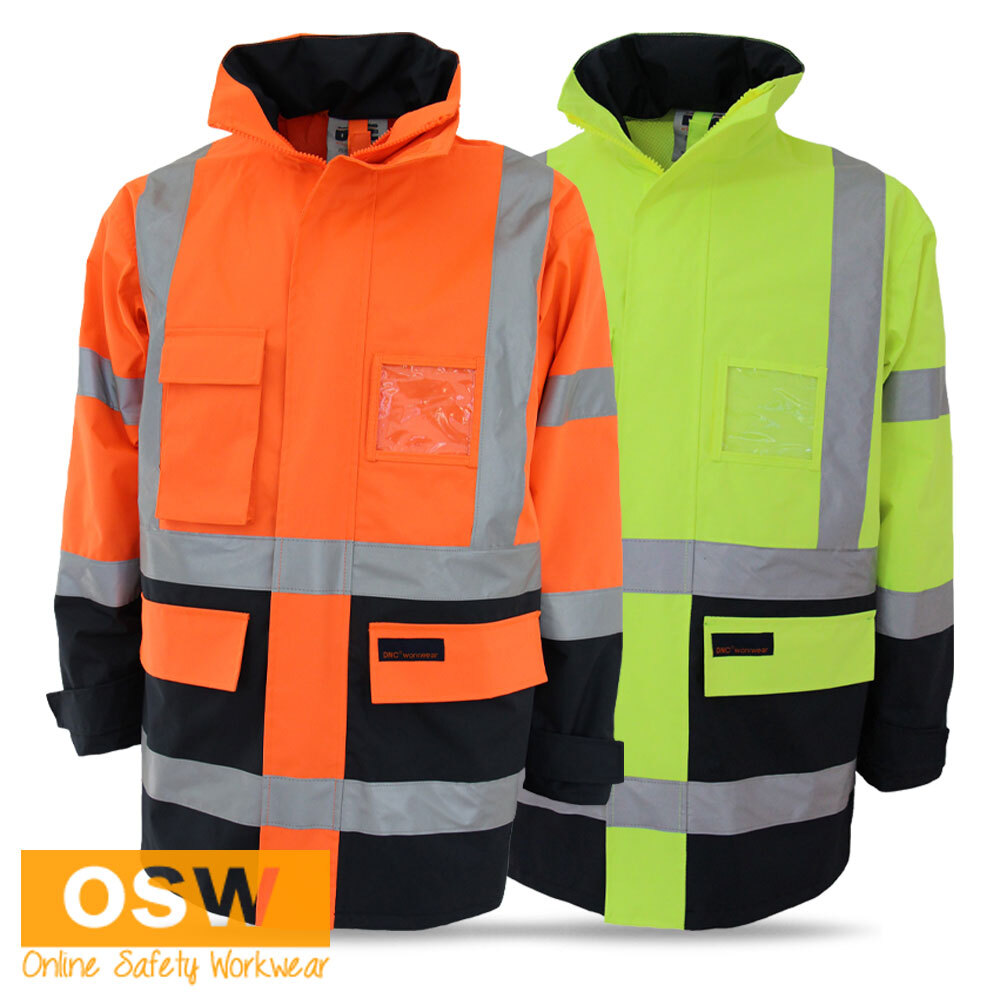 H - Pattern Orange/Navy, Yellow/Navy 2t Biomotion Jacket Traffic Controller 3962
