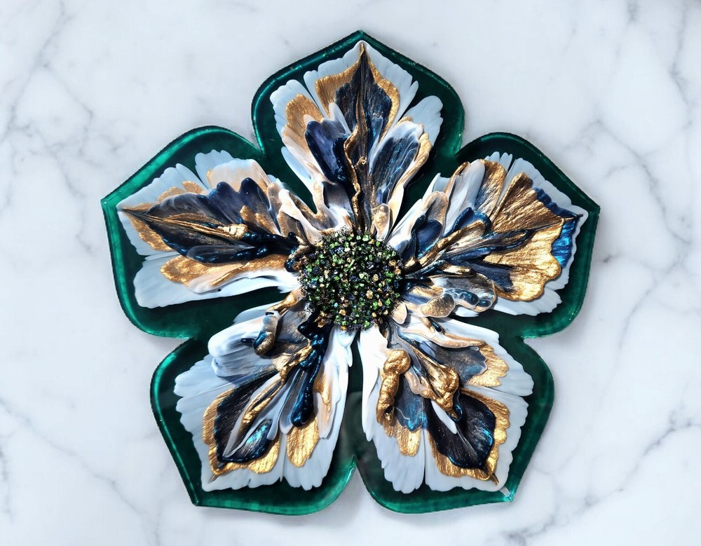 LARGE Hibiscus Tray Silicone Mold AU