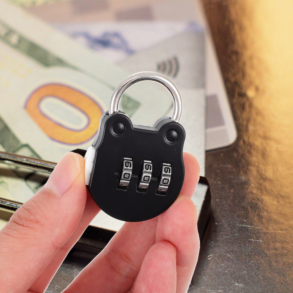 4 Pcs Locker Toolbox Combination Luggage Keyless Door Locks Padlock