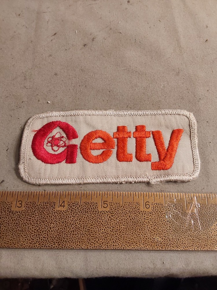 Getty Gas Gasoline Station Patch