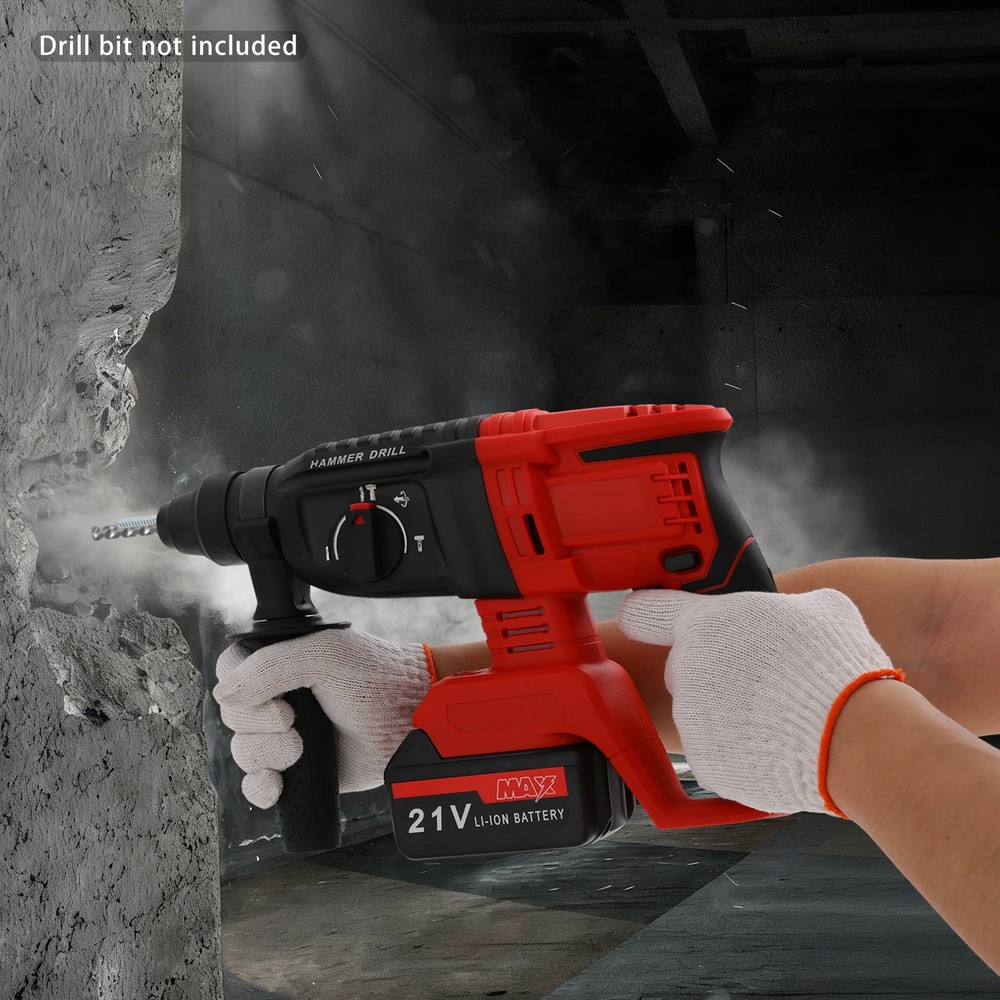 Hammer Drill Battery-powered Hammer Drill Modern Hammer Drill With 4 Modes