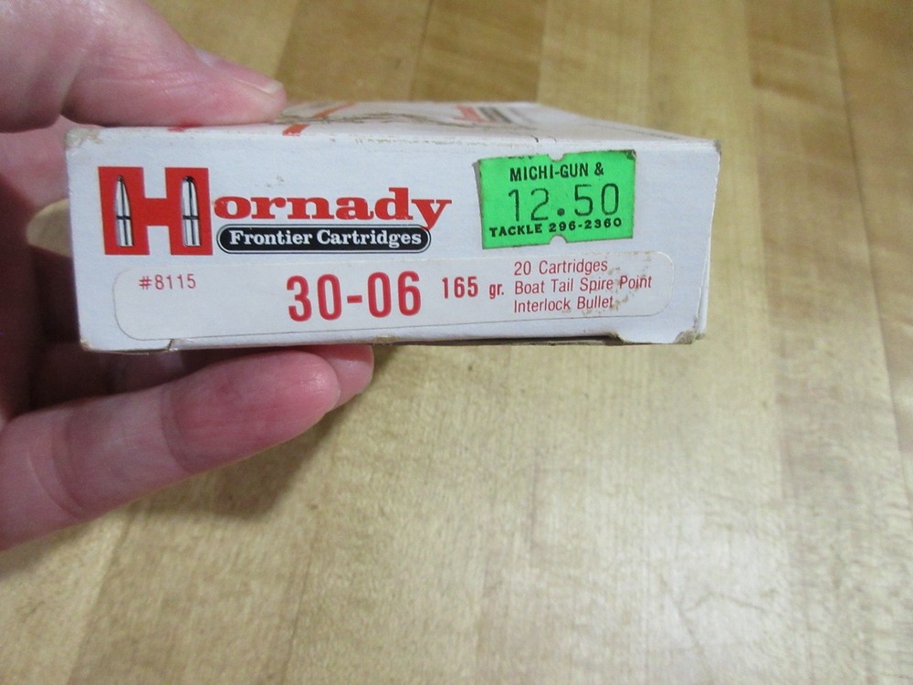 Empty Ammo Box. Hornady Frontier 30-06 with insert (dl )