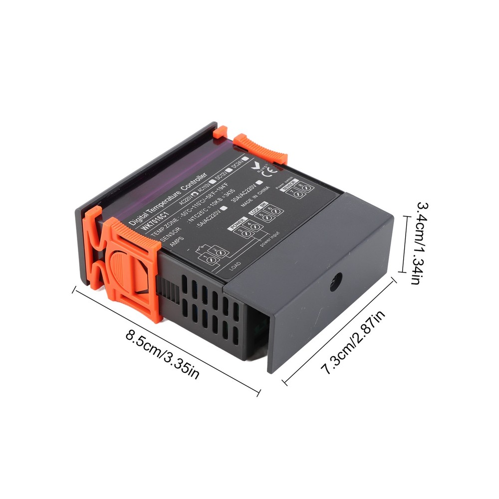 1-5A Digital Temperature Controller WK7016C1 Intelligent Temperature JXNP