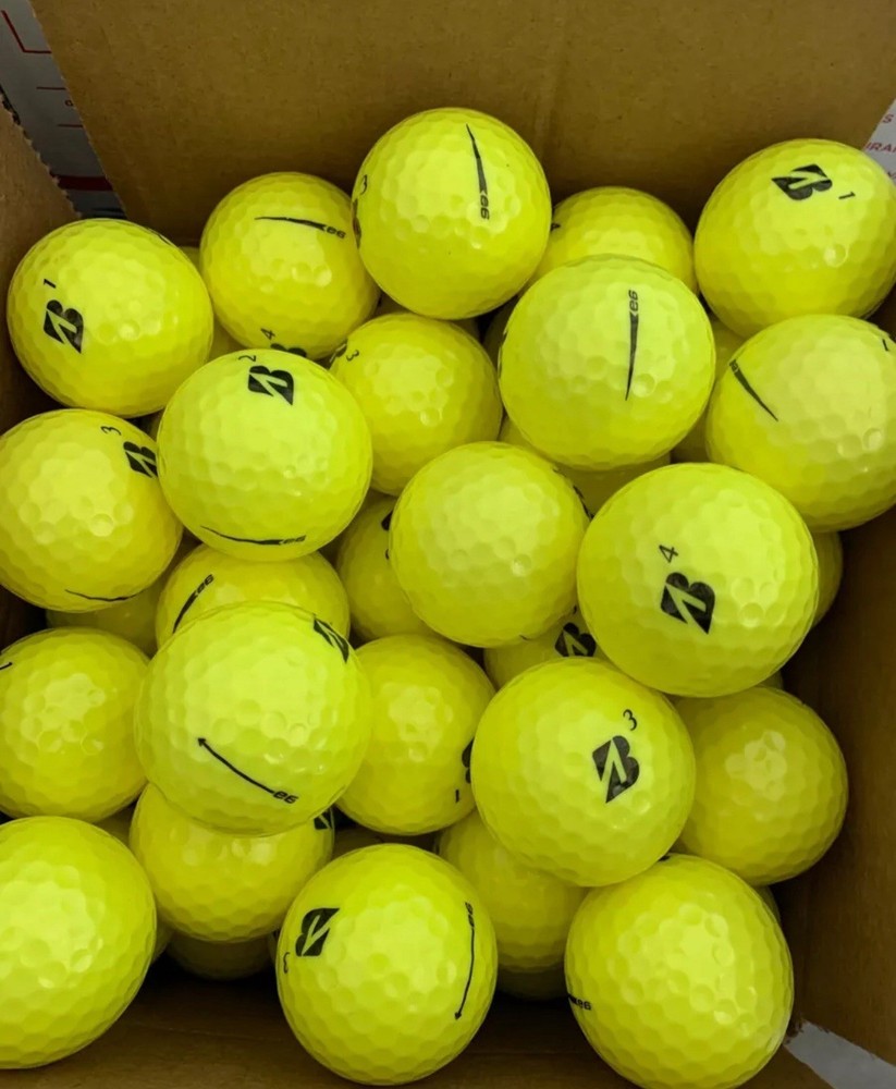 100 Bridgestone e6 Yellow AAAAA Mint Golf Balls