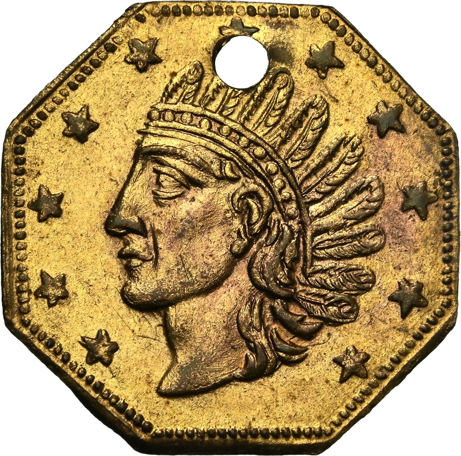 TOP POP! ND CALIFORNIA FRACTIONAL - MADRINA OCT / MS64 NGC / FINEST KNOWN!